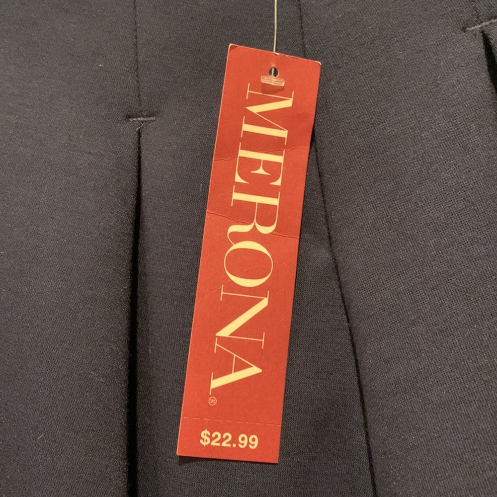 TT: Merona Navy Pleated Skater Skirt - Picture 13 of 15